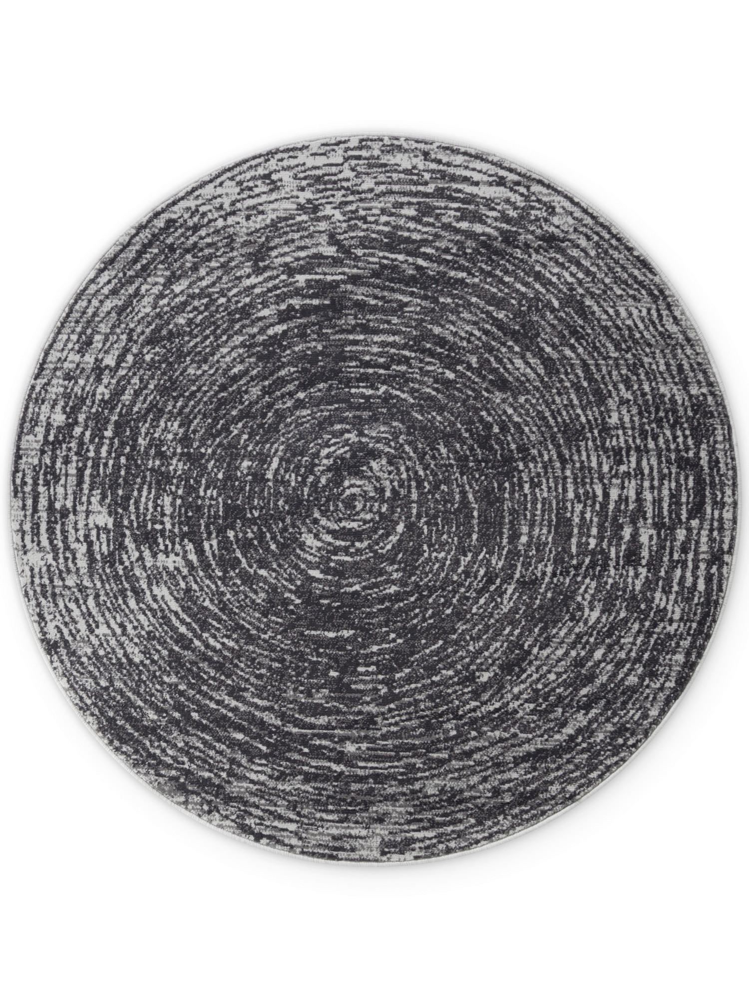 WEBTEPPICH 160 cm Gloria Grau rund  - Grau, Design, Kunststoff/Textil (160cm) - Hanse Home