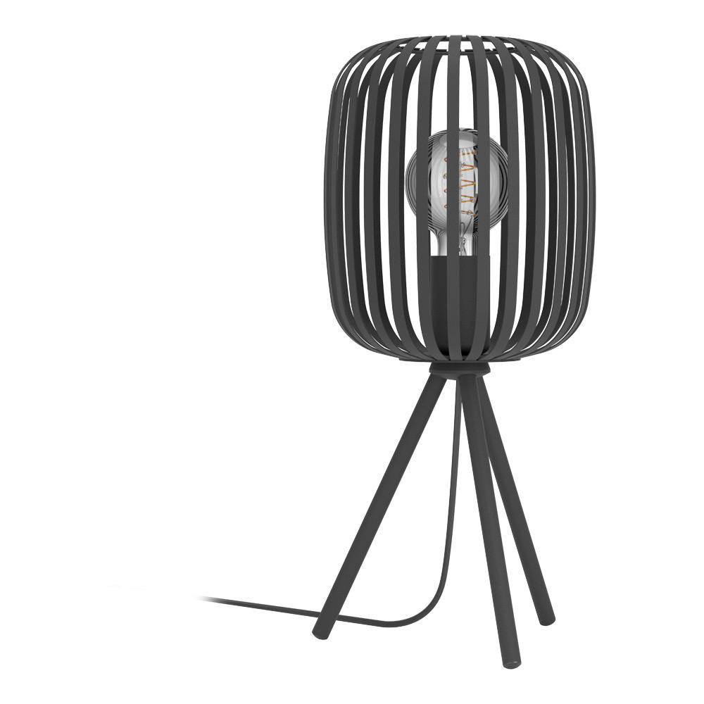 TISCHLEUCHTE Romazzina 20/43,5 cm   - Sandfarben/Schwarz, Design, Metall (20/43,5cm) - Eglo