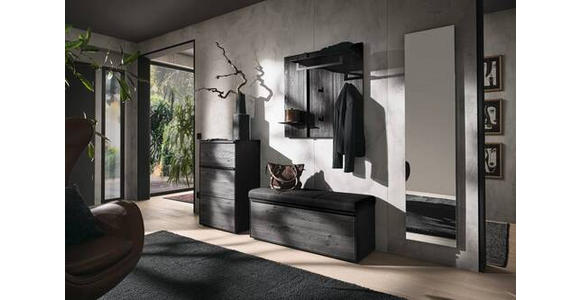 GARDEROBE  in 246/195/41 cm  - Anthrazit, Design, Glas/Holz (246/195/41cm) - Johann Jakob