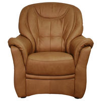 KŘESLO, kůže, koňaková - černá/koňaková, plast/kůže (98/104/98cm) - Cantus