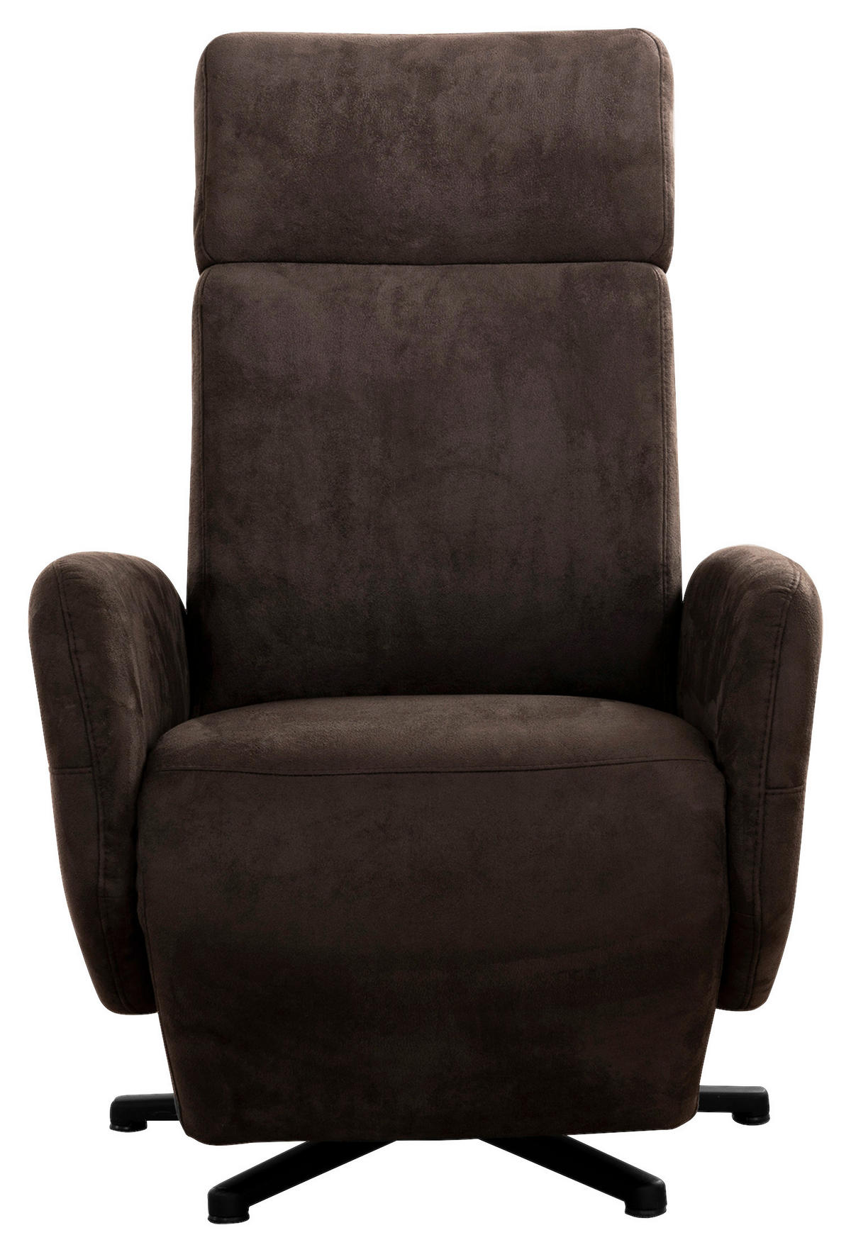 DREHSTUHL  in Mikrofaser  - Schwarz, Konventionell, Textil/Metall (71/110/82cm) - Sit & More