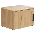 AUFSATZSCHRANK 50/35/40 cm  - Schwarz/Eiche Artisan, MODERN, Holzwerkstoff/Kunststoff (50/35/40cm) - Carryhome