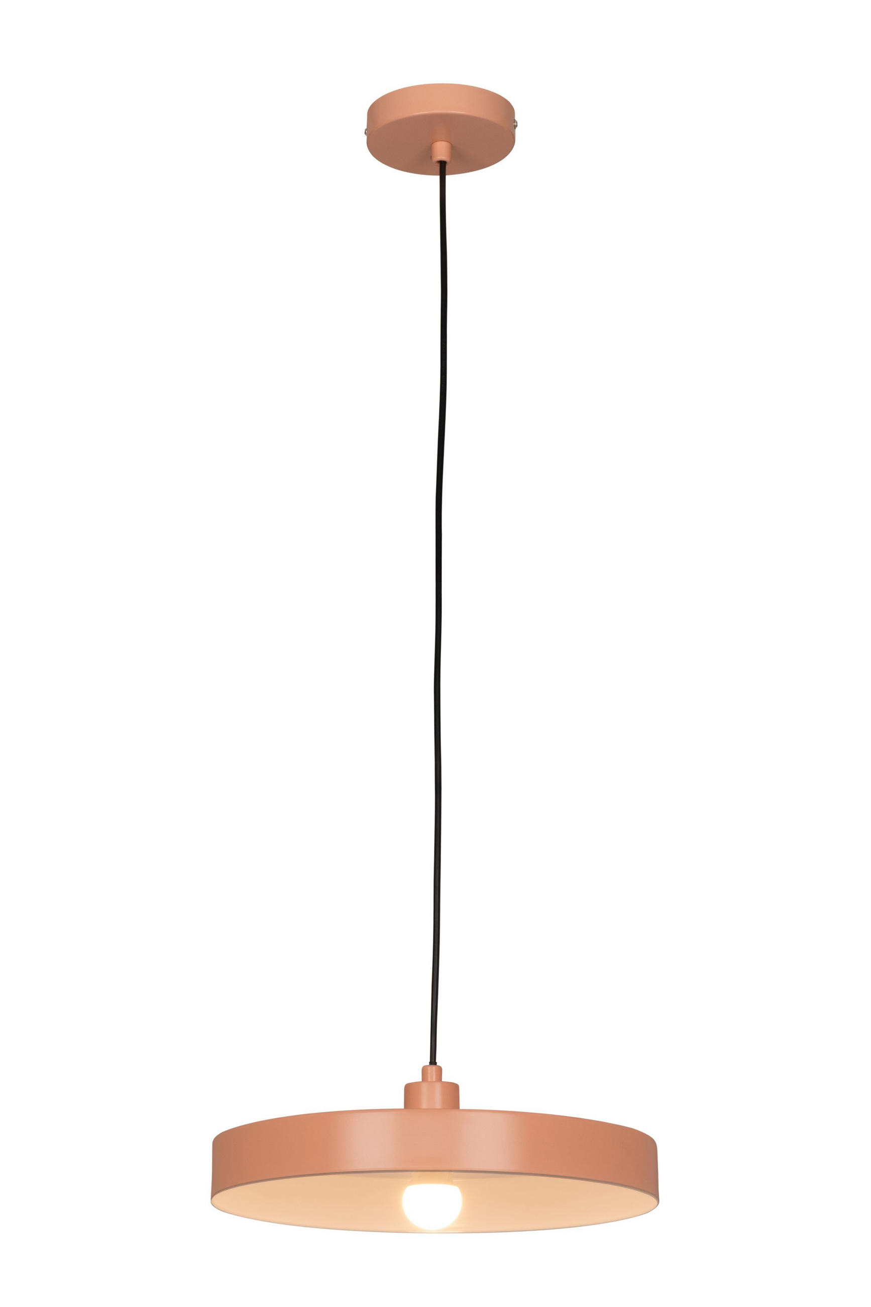 ZÁVESNÉ SVIETIDLO, 35/162 cm - ružová, Basics, kov (35/162cm) - Novel