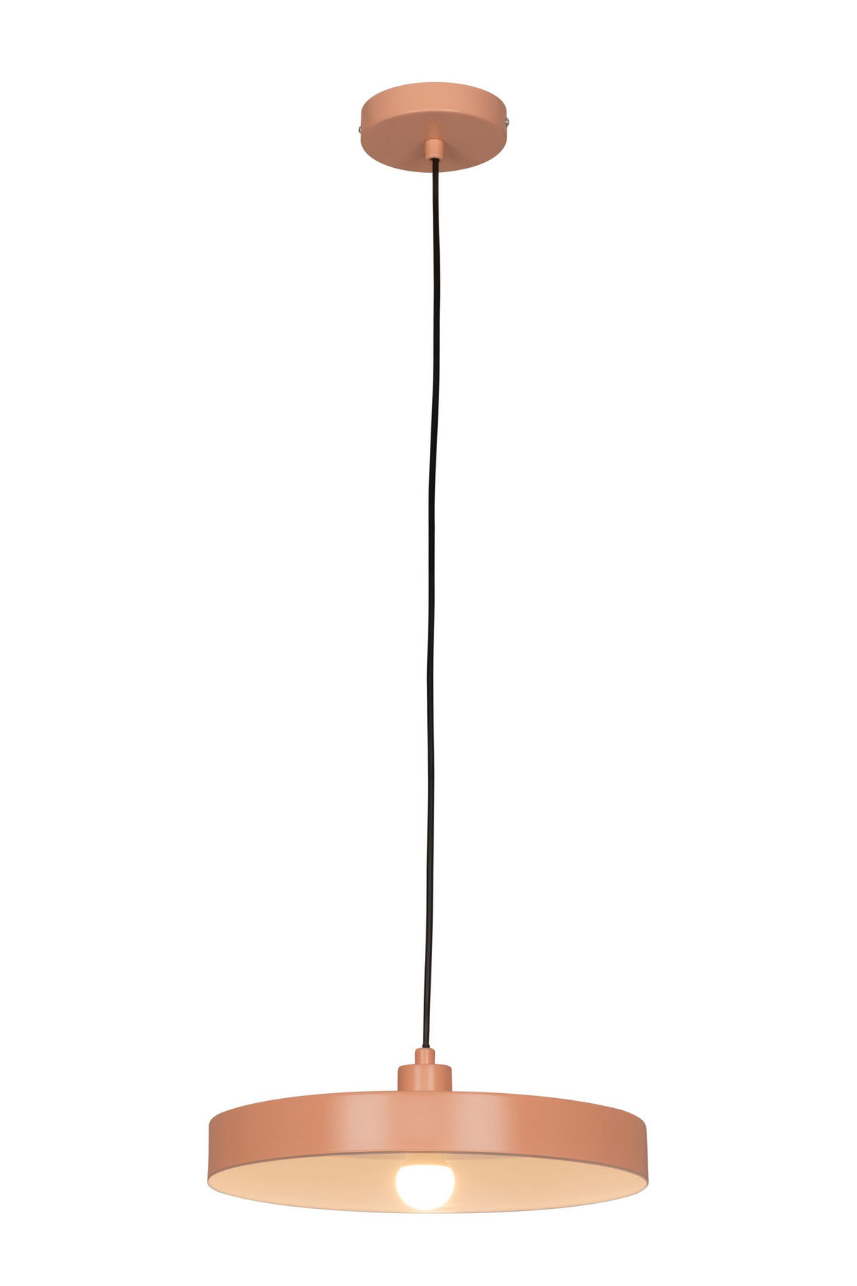 ZÁVĚSNÉ SVÍTIDLO, 35/162 cm  - růžová, Basics, kov (35/162cm) - Novel
