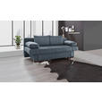 SCHLAFSOFA Helen in Blau, Grau  - Wengefarben/Blau, KONVENTIONELL, Holz/Textil (200/80/104cm) - Novel