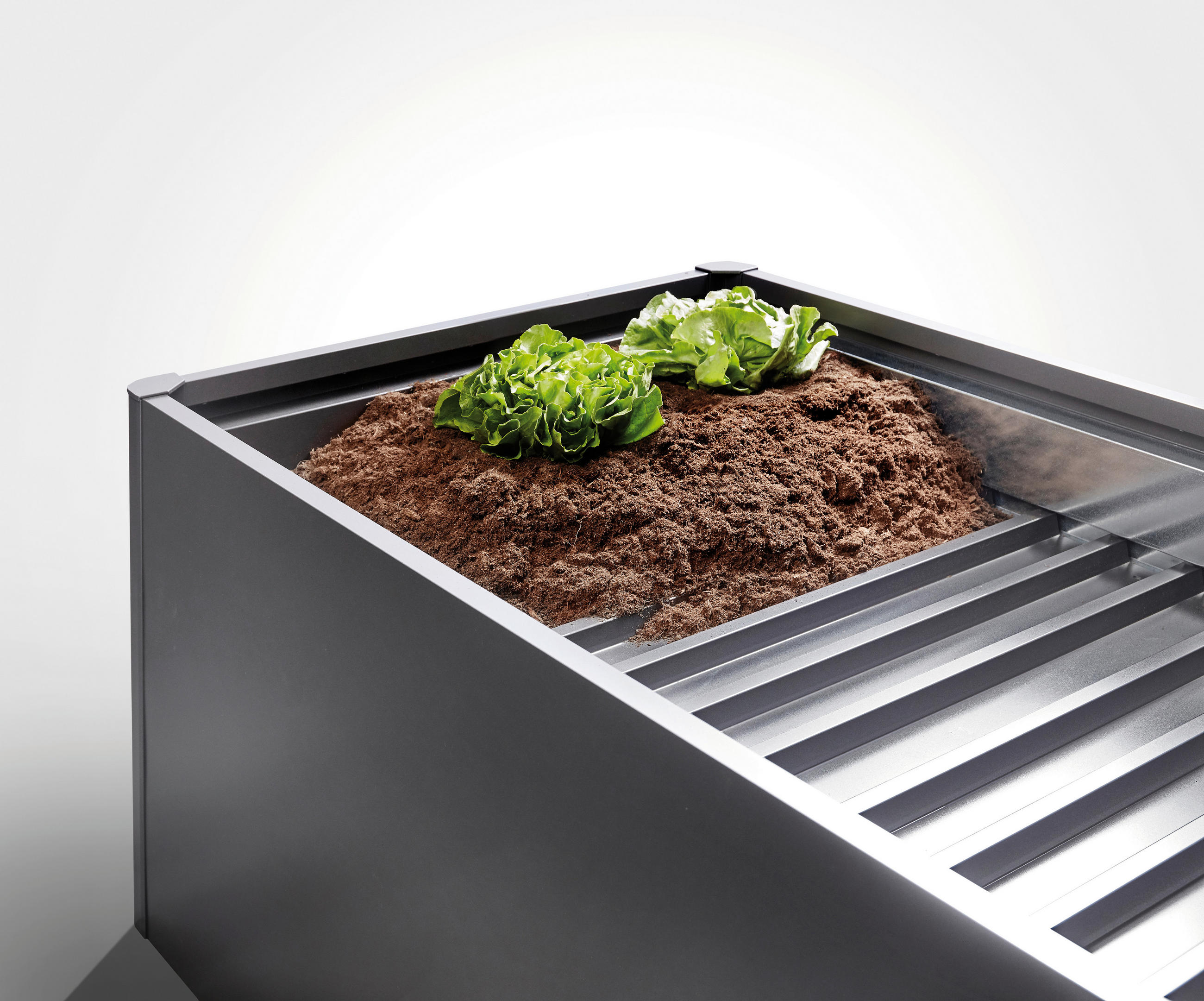 ZWISCHENBODEN Metall  - Dunkelgrau, Basics, Metall (196/3/100cm) - Biohort