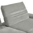 ECKSOFA  in Chenille Hellgrau  280/170-195 cm  - Hellgrau/Schwarz, Design, Textil/Metall (280/170-195cm) - Dieter Knoll