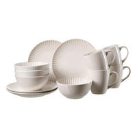 FRÜHSTÜCKSSERVICE Creme Milla  - Creme, KONVENTIONELL, Keramik (39/18/24cm) - Ritzenhoff Breker