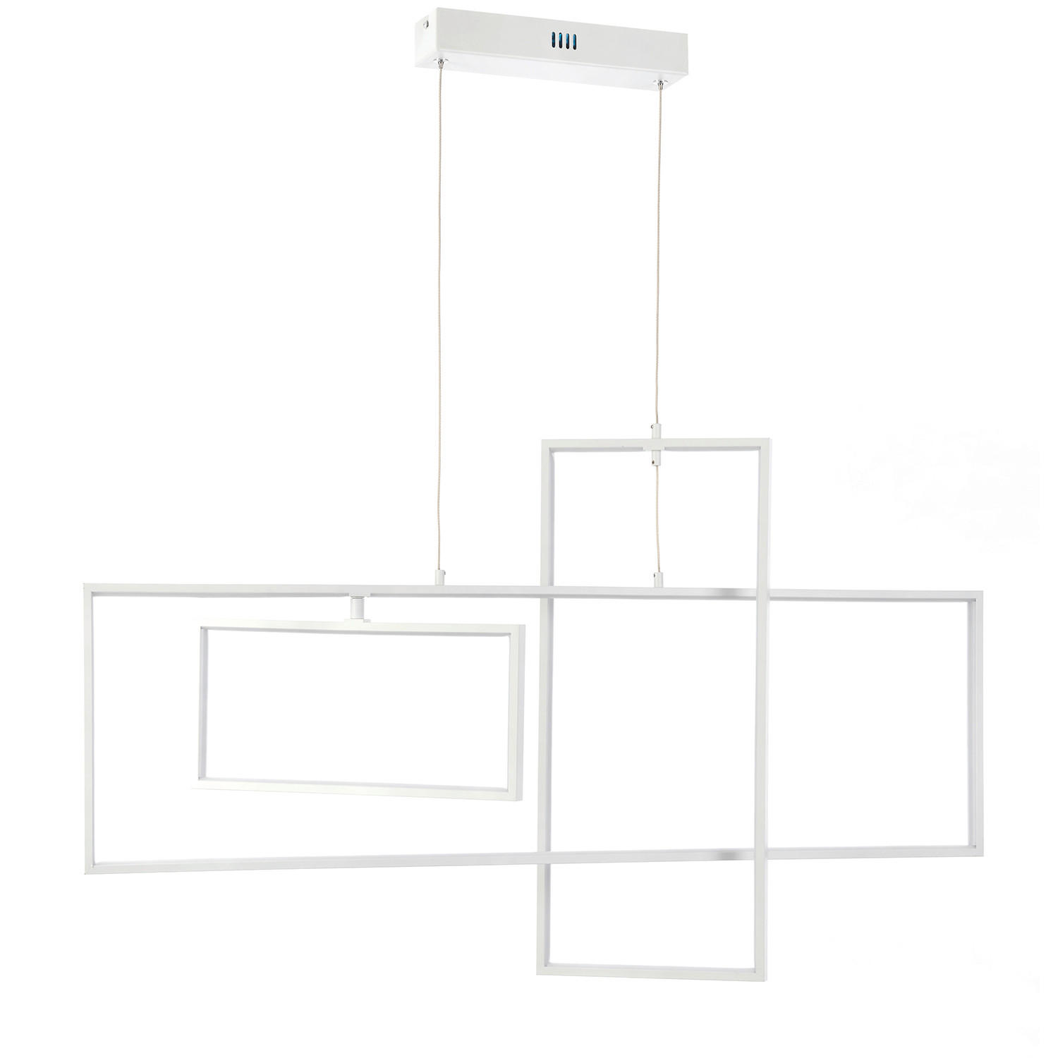 XXXLutz Led-Hängeleuchte Weiß 2x100x90 cm