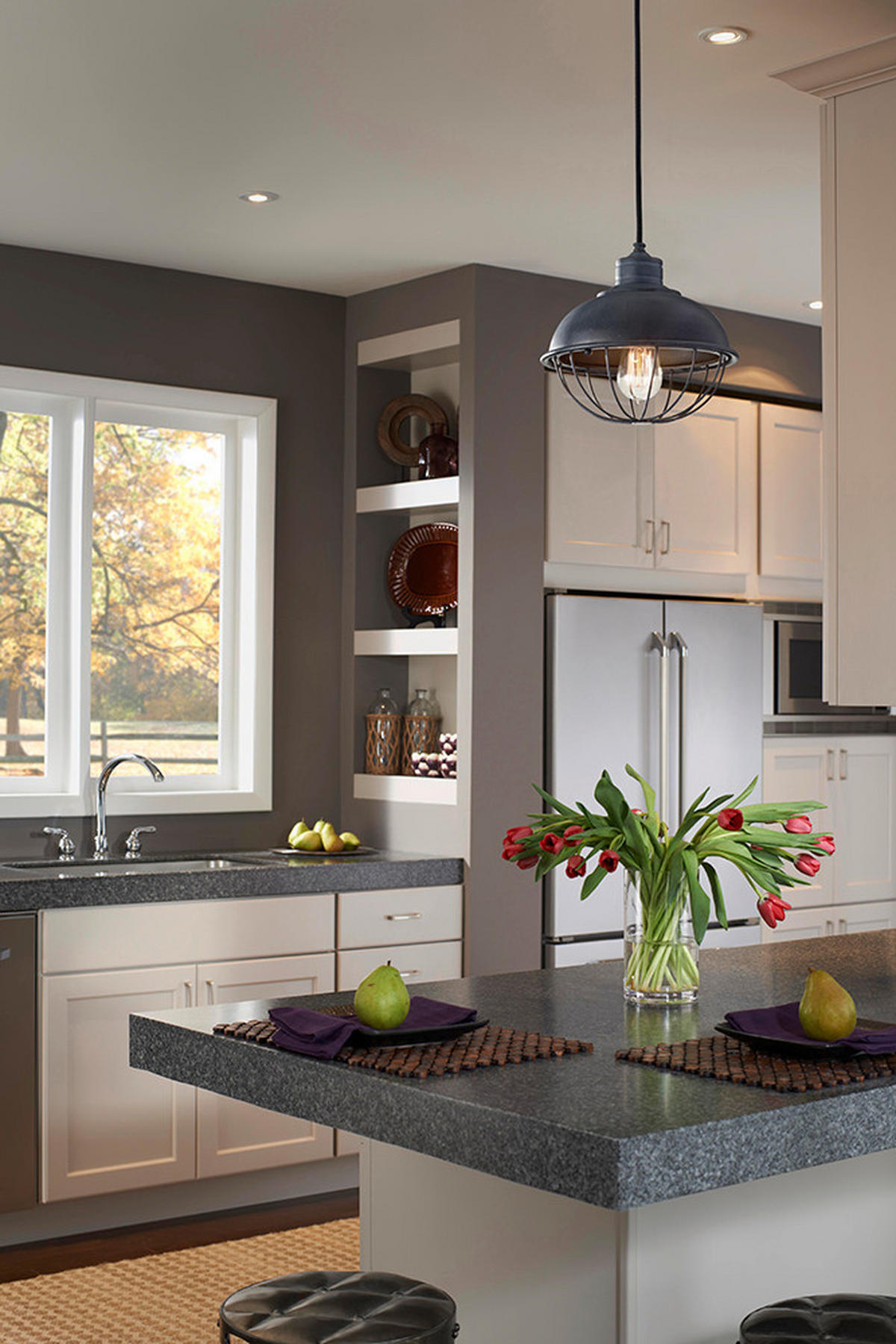 HÄNGELEUCHTE Elstead Urbanrwl 25.4/29 cm   - Dunkelgrau, Basics, Metall (25.4/29cm) - Elstead Lighting