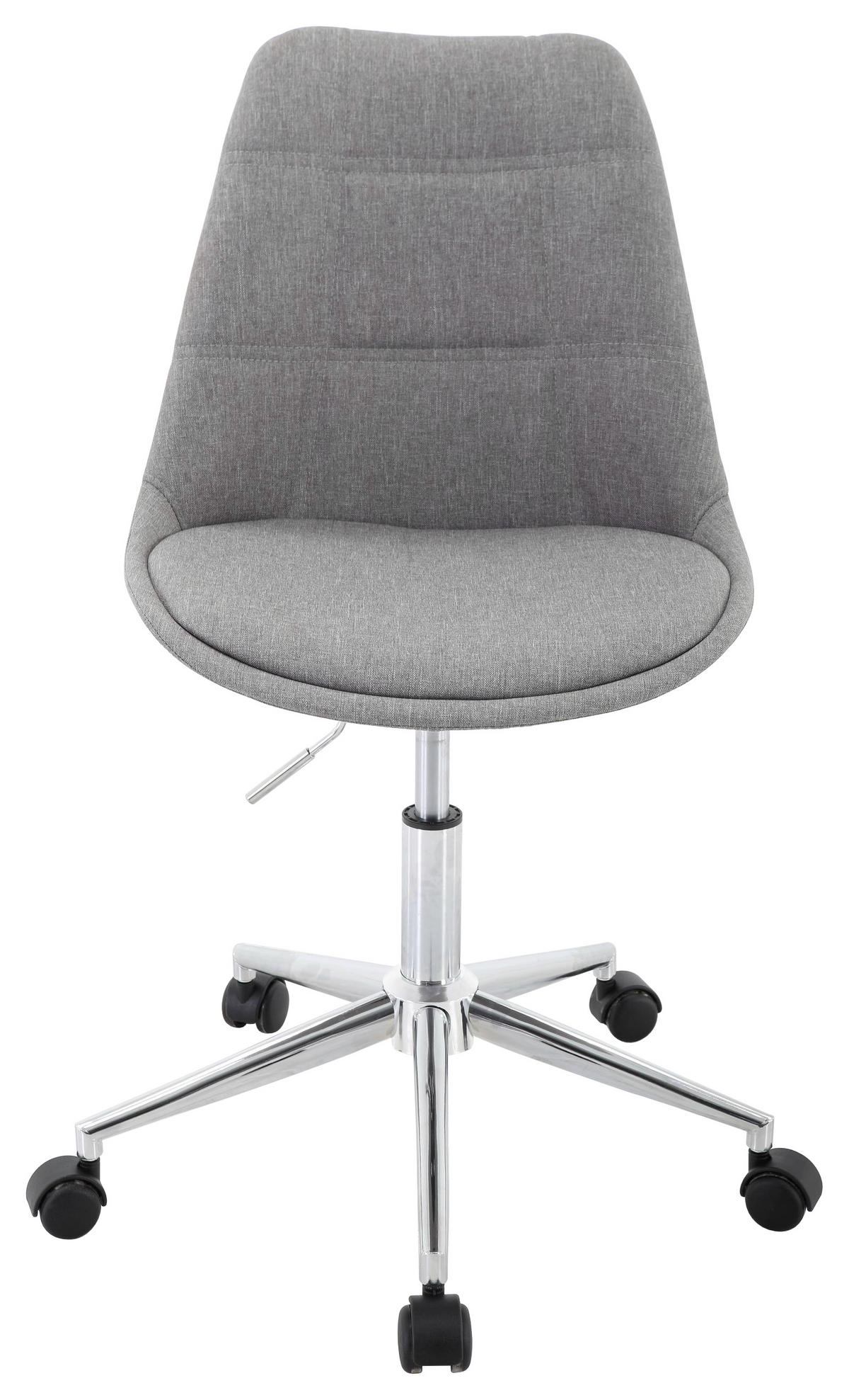 JUGENDDREHSTUHL - Chromfarben/Hellgrau, Konventionell, Kunststoff/Textil (49/96/56cm) - Carryhome