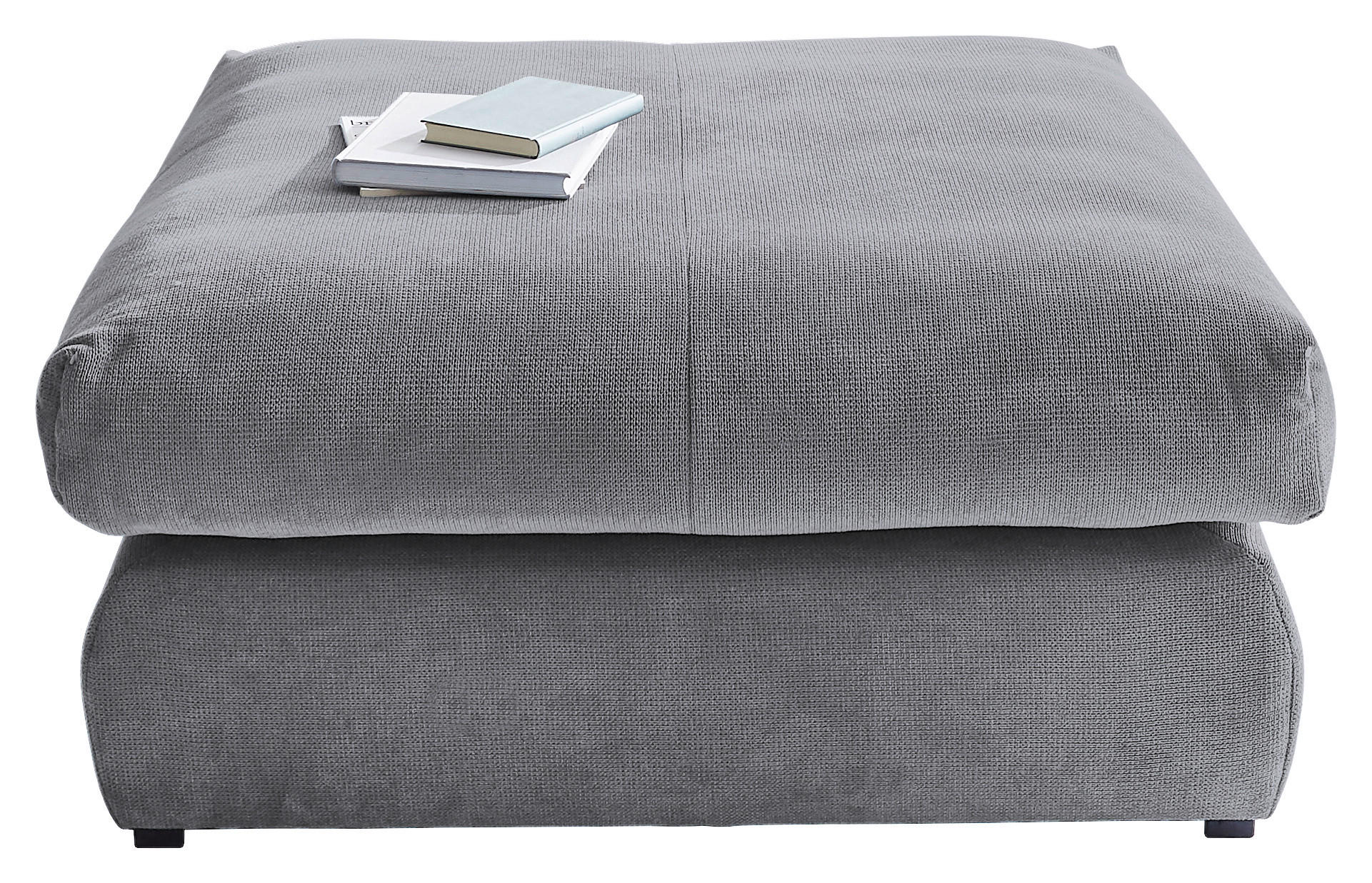 Thumbnail - Carryhome Hocker, Dunkelgrau, Textil, quadratisch, 110x50x110 cm, Stoffauswahl, Wohnzimmer, Hocker, Sitzhocker