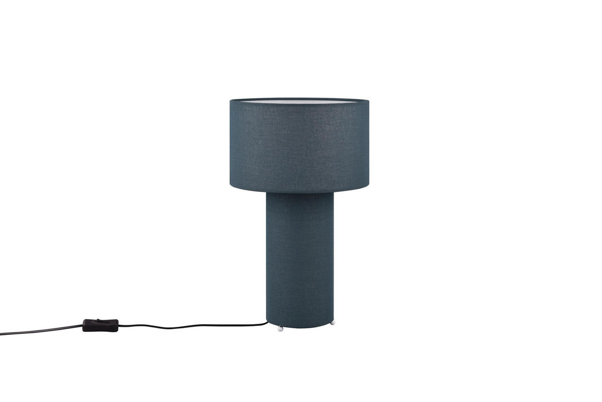 TISCHLEUCHTE 24/40 cm   - Blau, Design, Kunststoff/Textil (24/40cm) - Trio Leuchten