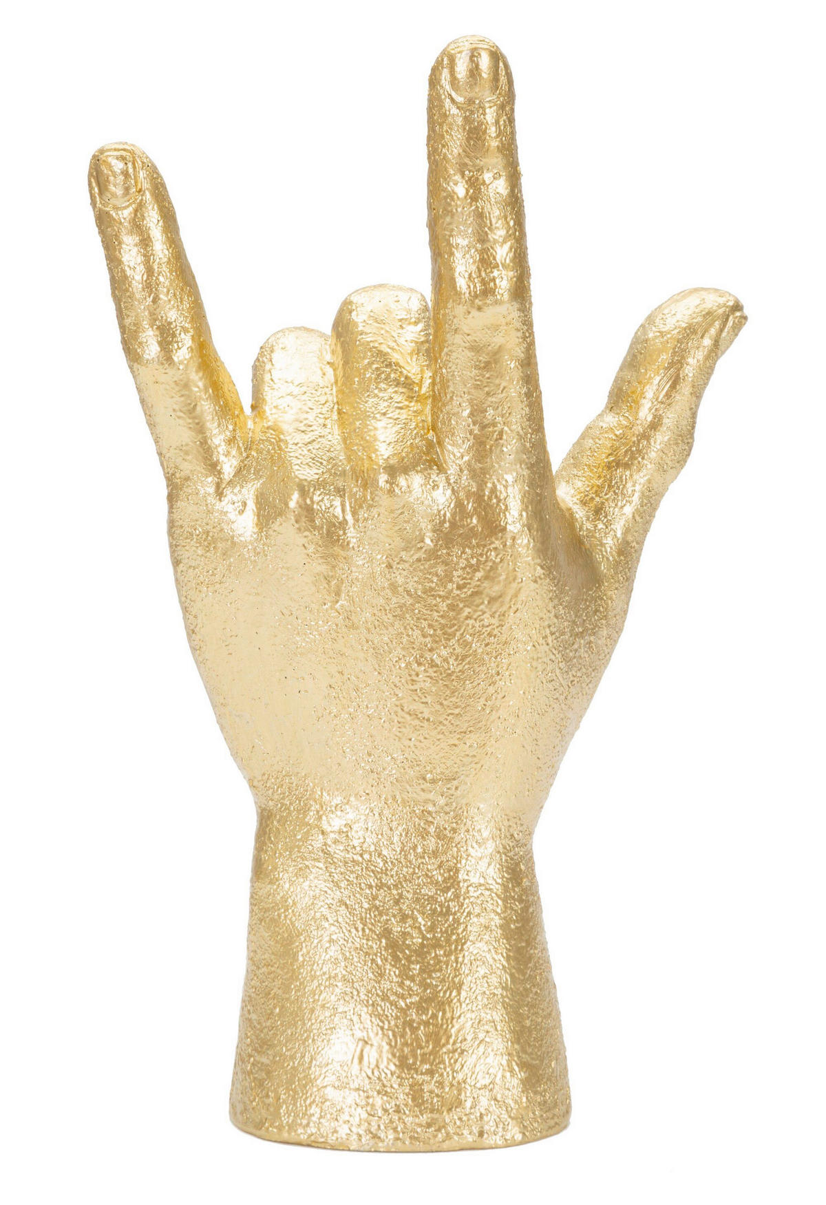 SKULPTUR - Goldfarben, Basics, Kunststoff (14.5/23/7cm)