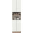 HOCHSCHRANK - Chromfarben/Eichefarben, Design, Holzwerkstoff/Metall (50/195,5/33cm) - Xora HOCHSCHRANK - Chromfarben/Eichefarben, Design, Holzwerkstoff/Metall (50/195,5/33cm) - Xora