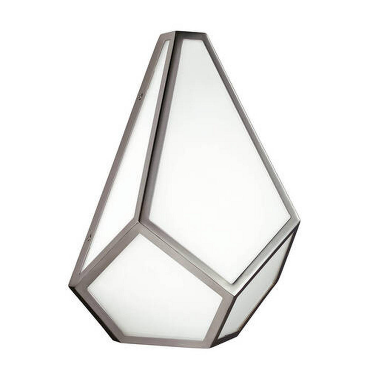 STENSKA SVETILKA  Elstead Diamond ///220-240 V/E27 - barve niklja, Basics, kovina (22,9/13,3/30,5cm) - Elstead Lighting