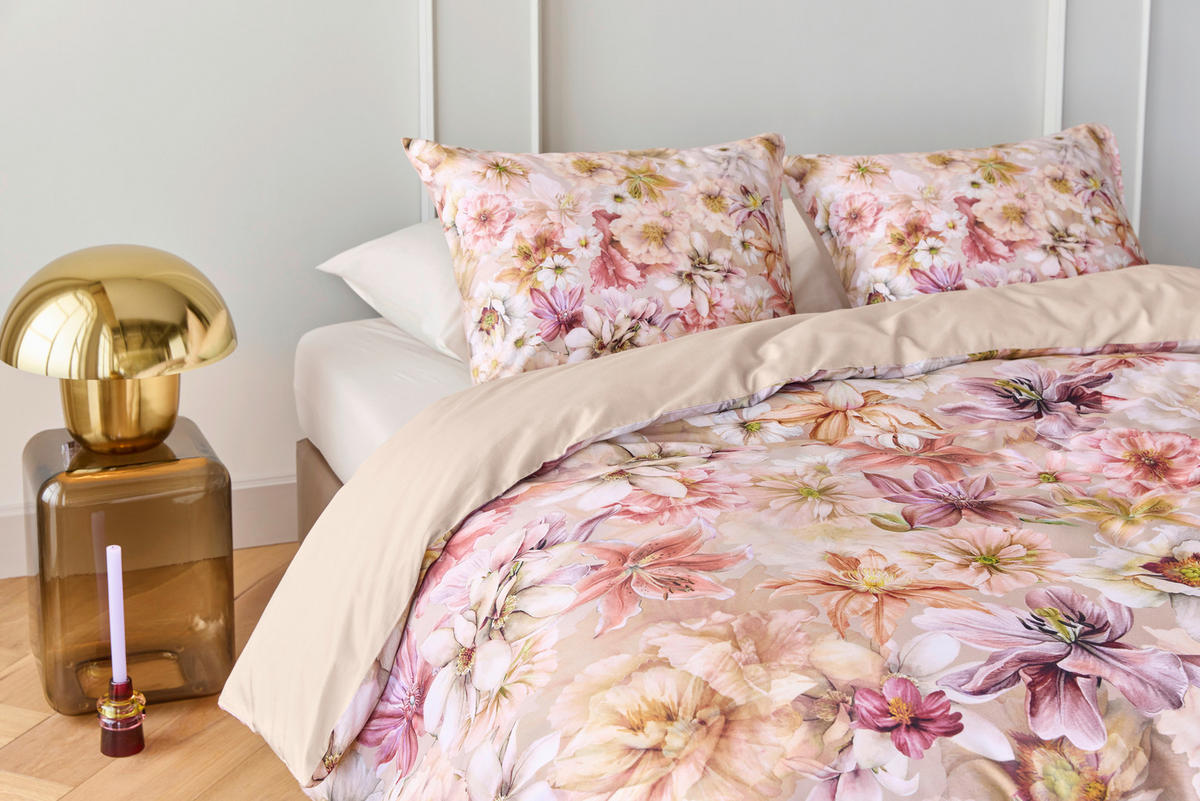 BETTWÄSCHE Fransaro Satin 160/210 cm  - Terracotta, Basics, Textil (160/210cm) - Novel