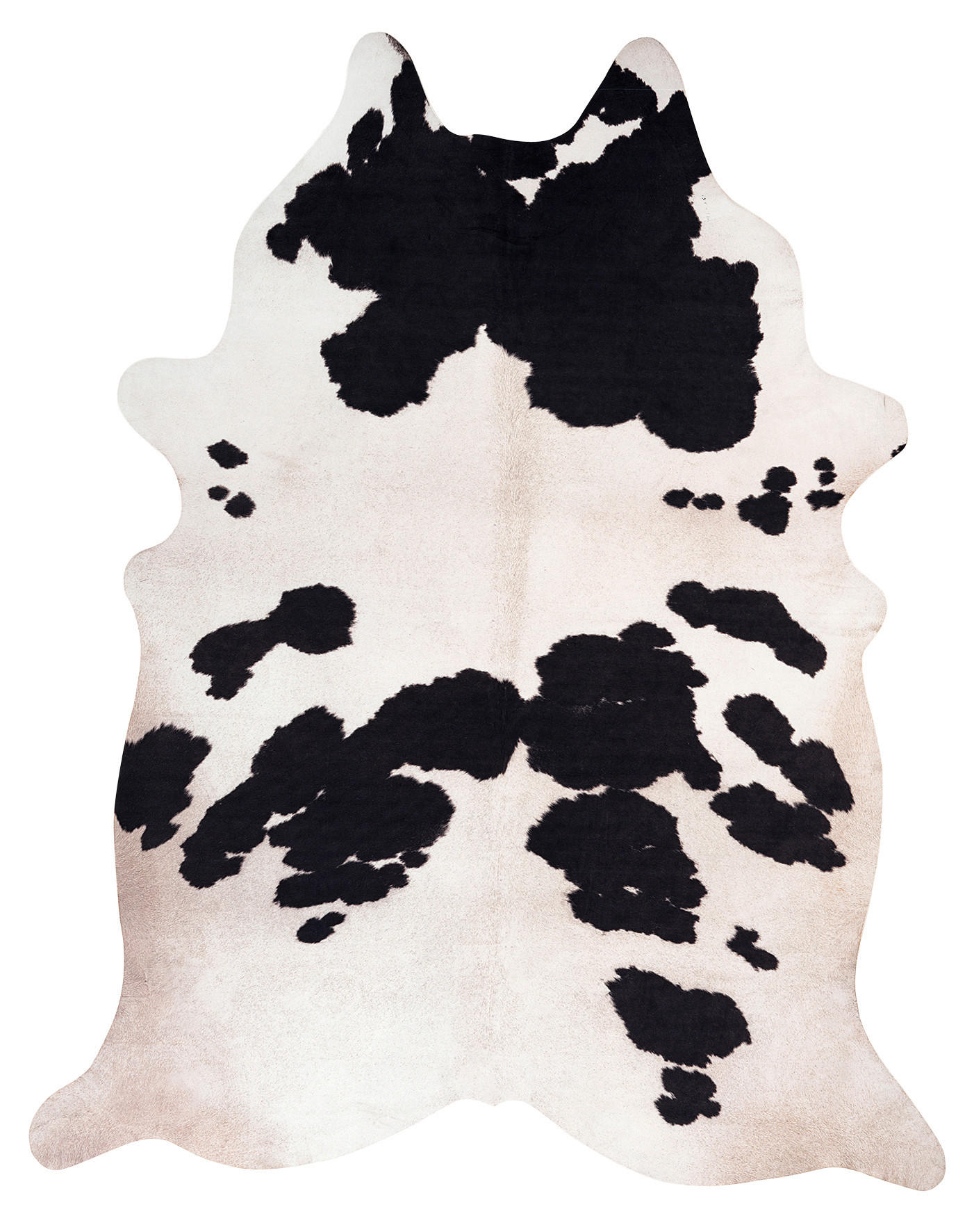 RINDERFELL 155/190 cm My Toledo Schwarz, Weiß  - Schwarz/Weiß, Design, Textil (155/190cm) - Obsession