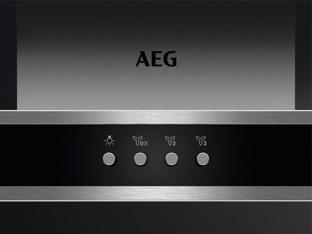 DUNSTABZUGSHAUBE DBB3651M  - Edelstahlfarben, Basics, Metall (60/67,8-115/45cm) - AEG
