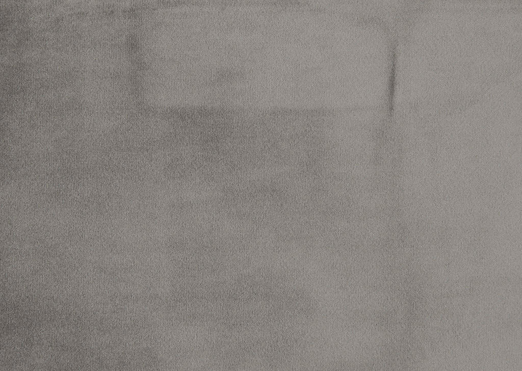 ECKSOFA in Velours Silberfarben  - Silberfarben/Schwarz, Design, Textil/Metall (253/177cm) - Dieter Knoll
