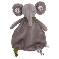 SCHMUSETUCH - Grau, Basics, Textil (30/19/7cm) - Sterntaler