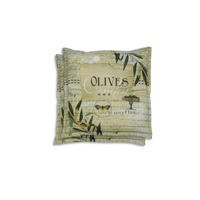 GARTENSITZKISSEN 2-er Set  - Hellgrün/Grün, Basics, Textil (50/7/50cm)