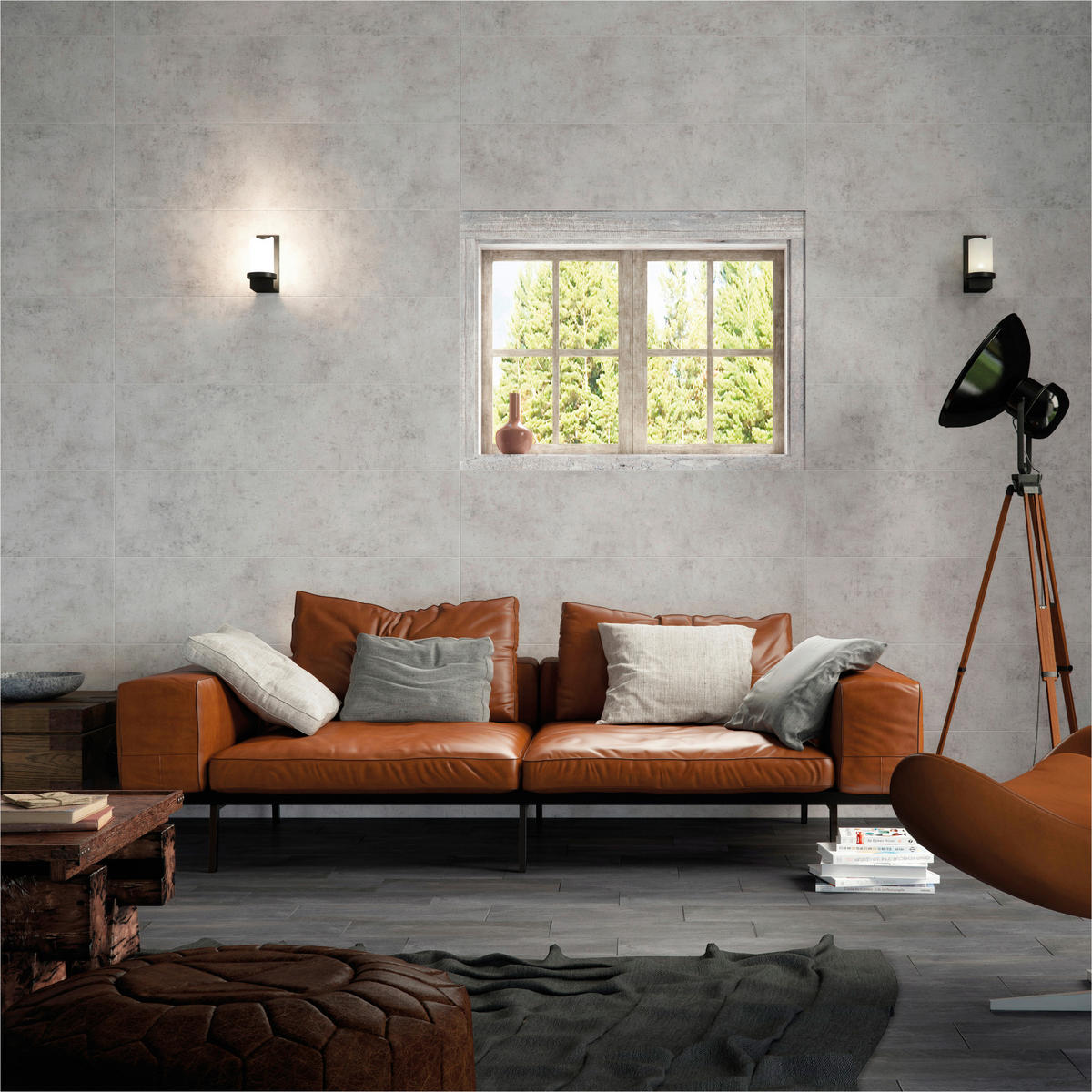 WANDPANEEL Baridecor Aqua Grau  - Grau, Design, Kunststoff (120/30/0,4cm)
