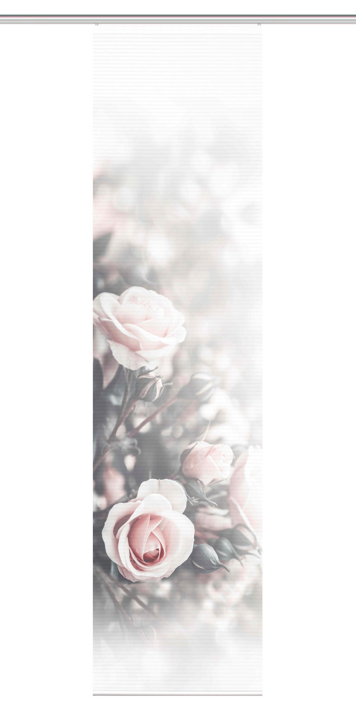 PANELOVÝ ZÁVĚS, 60/245 cm - růžová, Natur, textil (60/245cm)