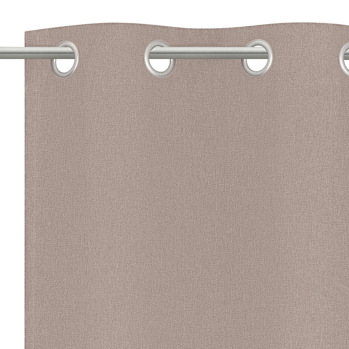 ÖSENSCHAL MINOS blickdicht 130/245 cm   - Taupe, Basics, Textil (130/245cm) - Esposa
