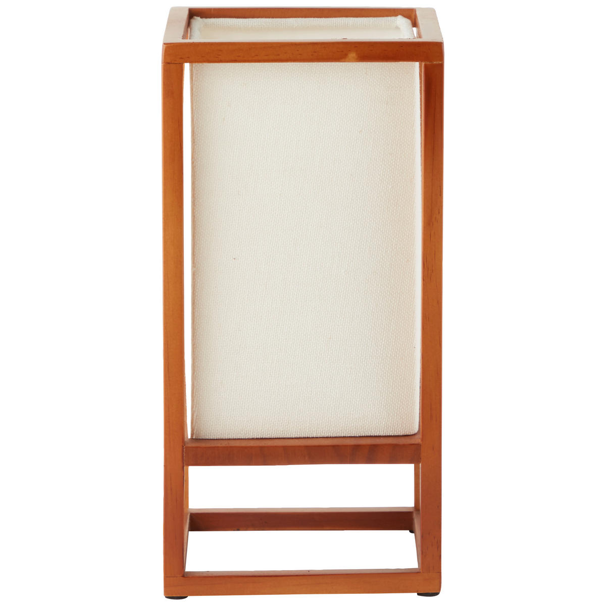 TISCHLEUCHTE - Weiss/Naturfarben, Natur, Holz/Textil (25/12,5/12,5cm) - Brilliant