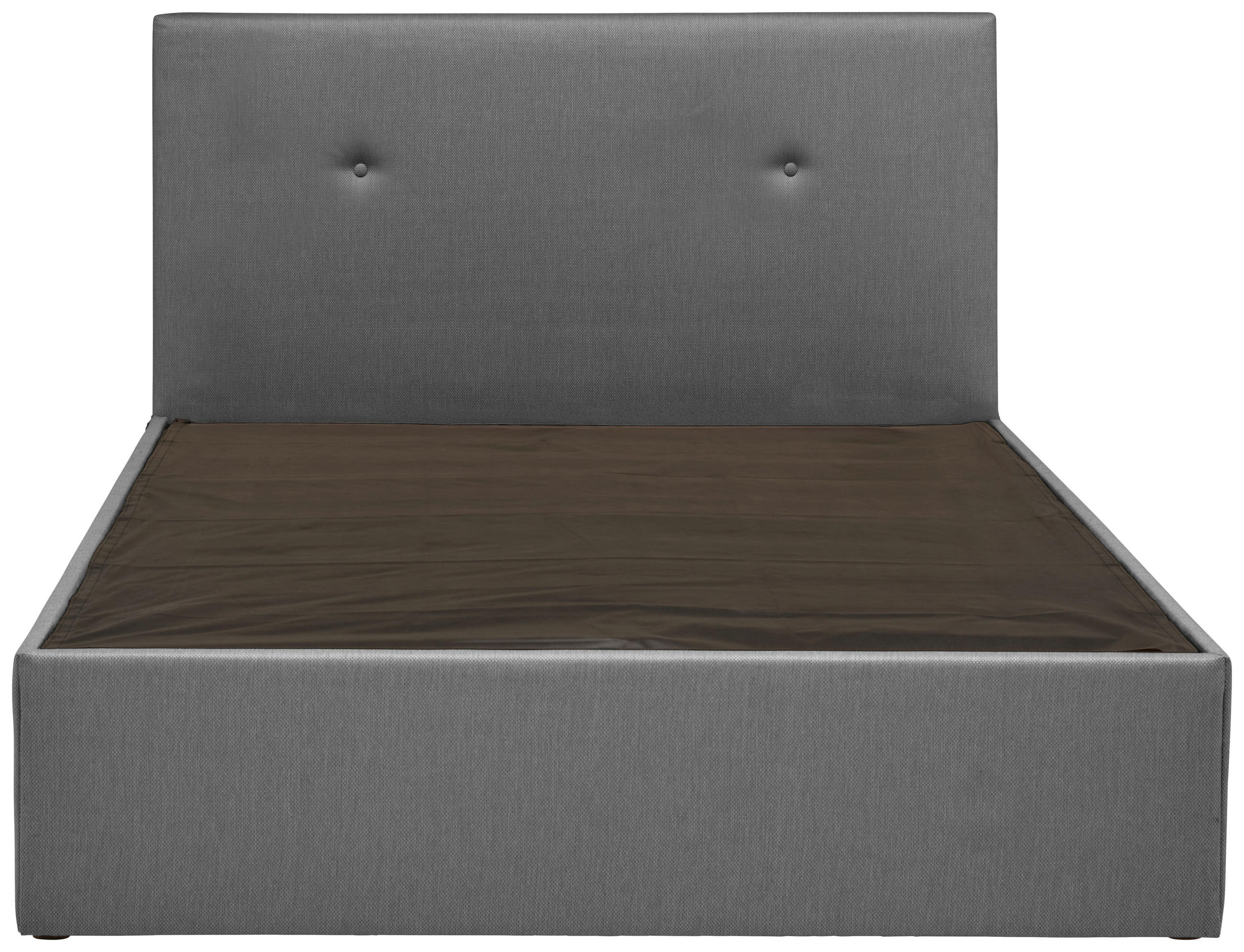 Pat Tip Boxspring, 120/200 cm, gri - negru/gri, Konventionell, plastic/lemn (120/200cm) - P & B