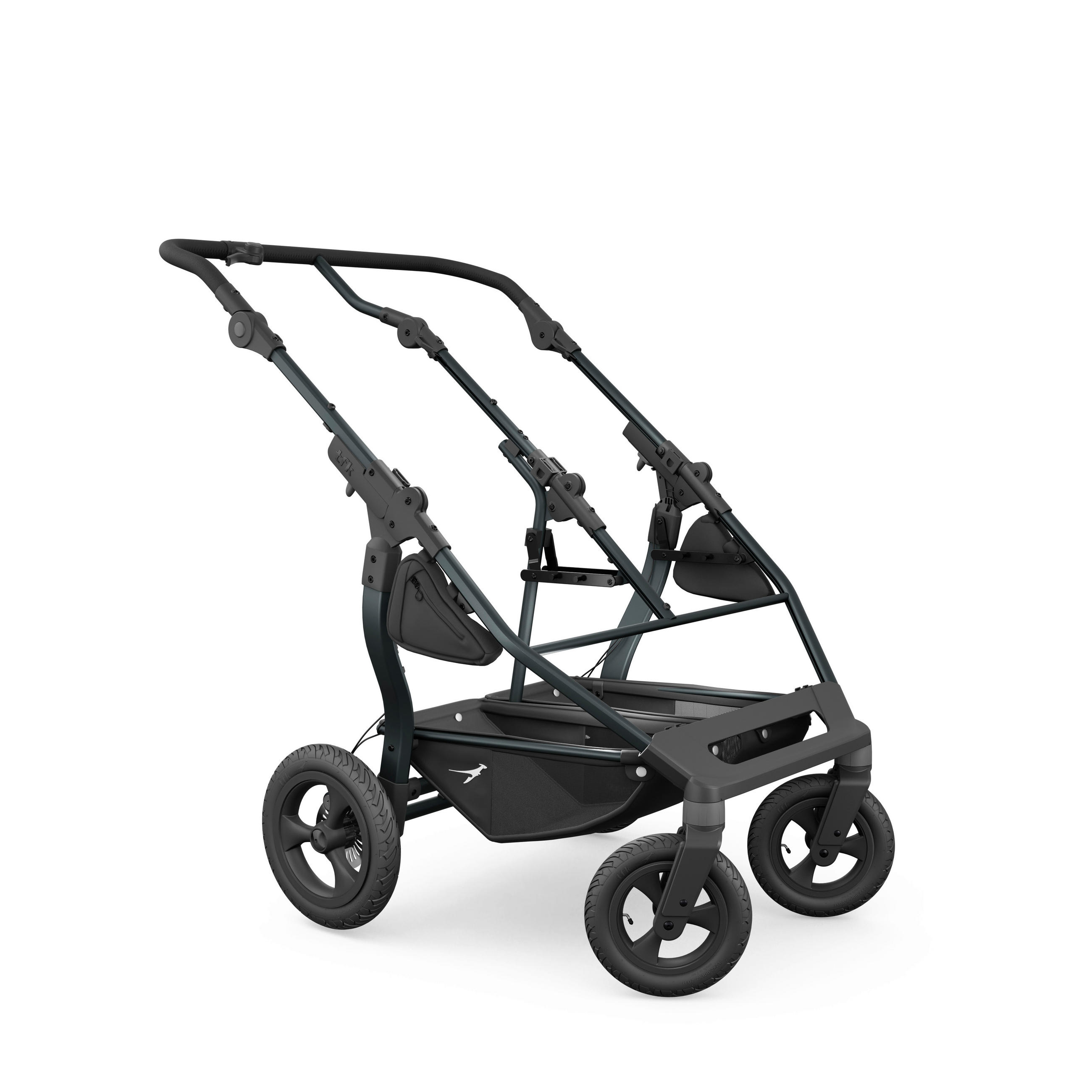 KINDERWAGENGESTELL  - Anthrazit, Basics, Metall (79/120/111cm) - TFK