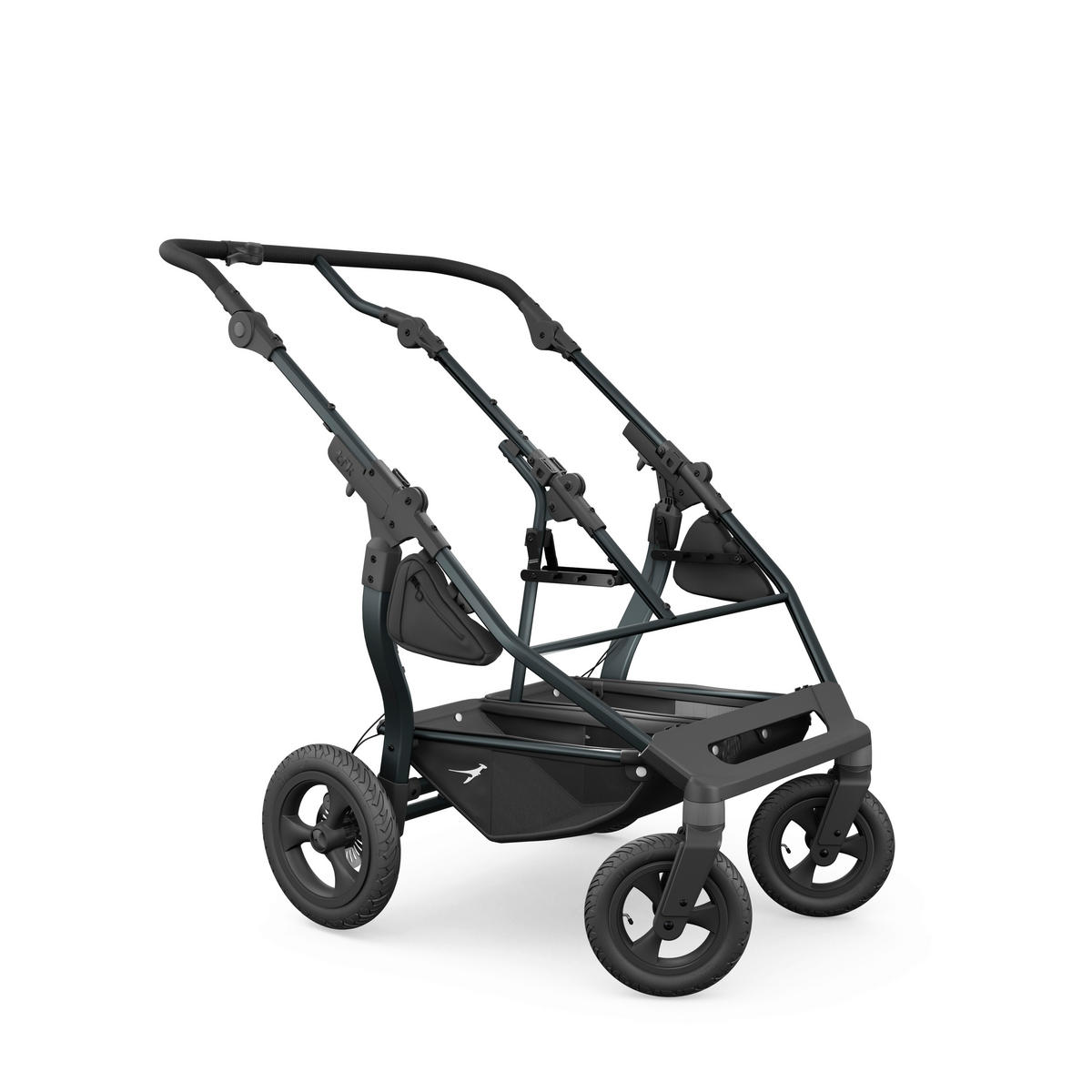 KINDERWAGENGESTELL  - Anthrazit, Basics, Metall (79/120/111cm) - TFK