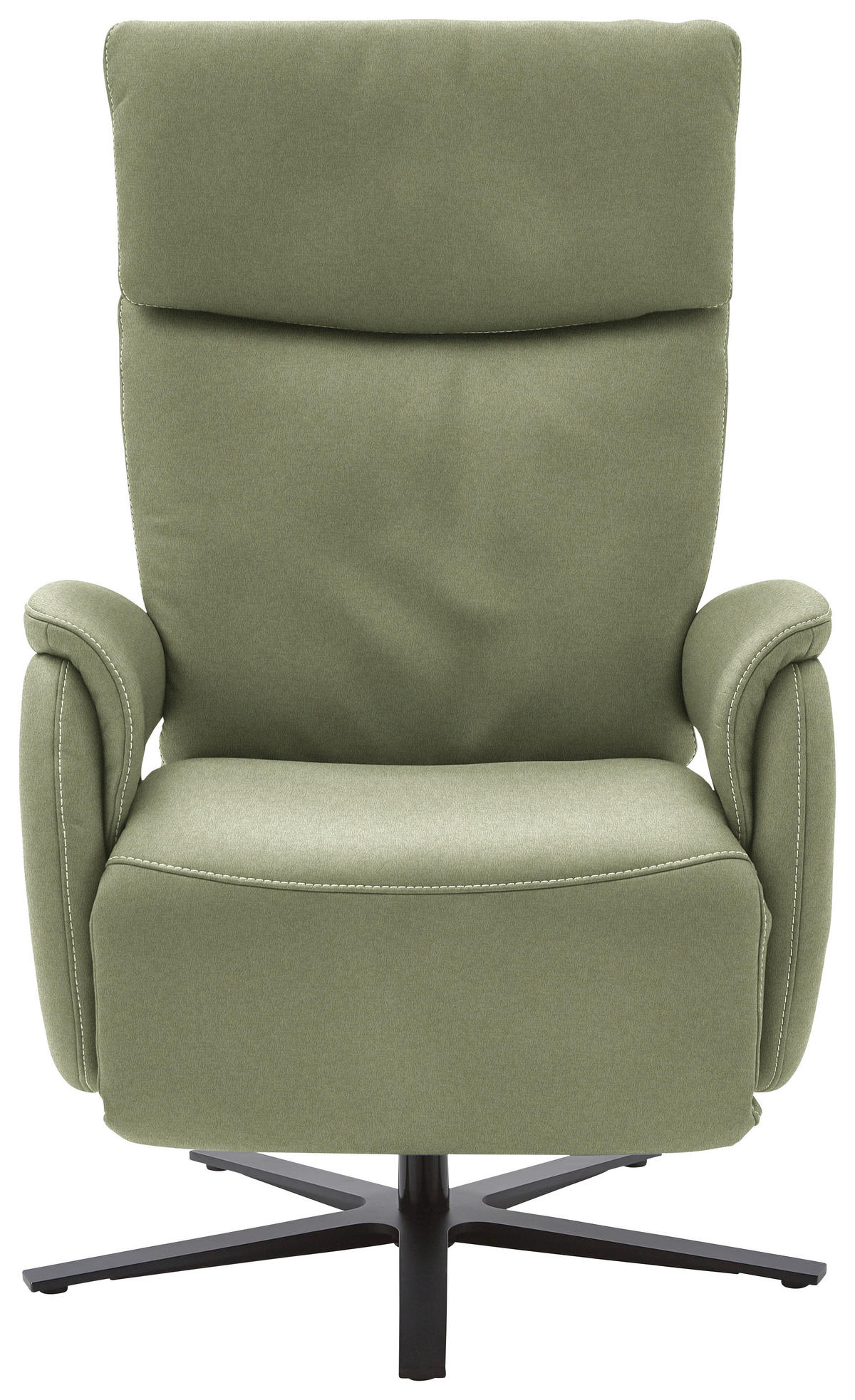 RELAXSESSEL in Textil Hellgrün  - Schwarz/Hellgrün, Design, Textil/Metall (70/117/85cm) - Dieter Knoll