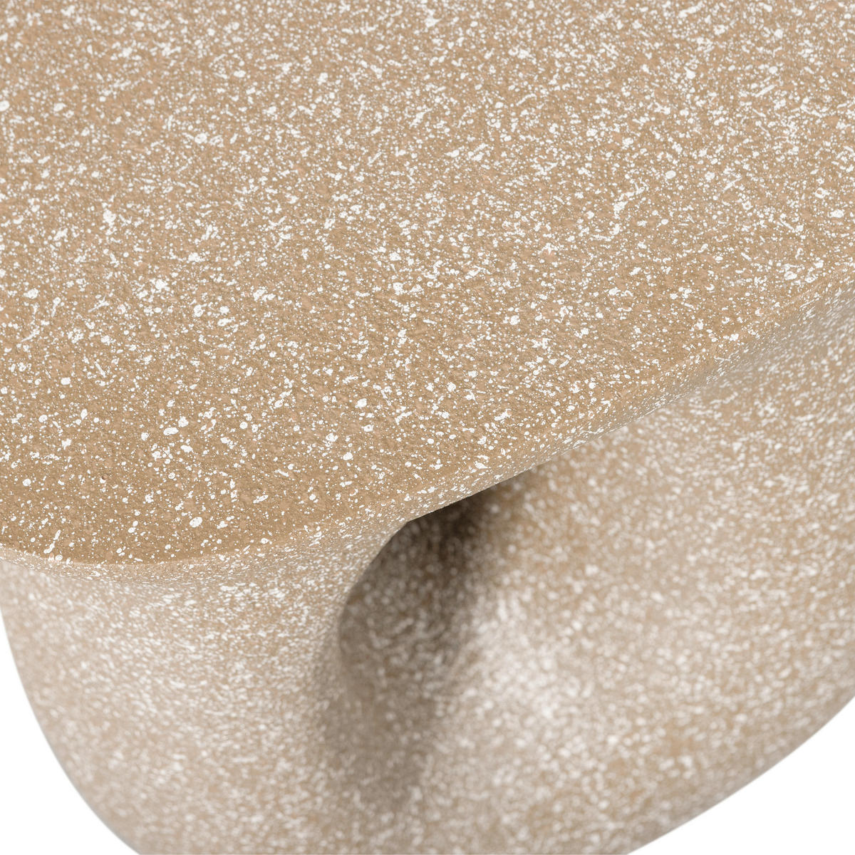 BEISTELLTISCH 42/33/45 cm Moson Beige organisch  - Beige, Design, Keramik/Metall (42/33/45cm) - Livetastic