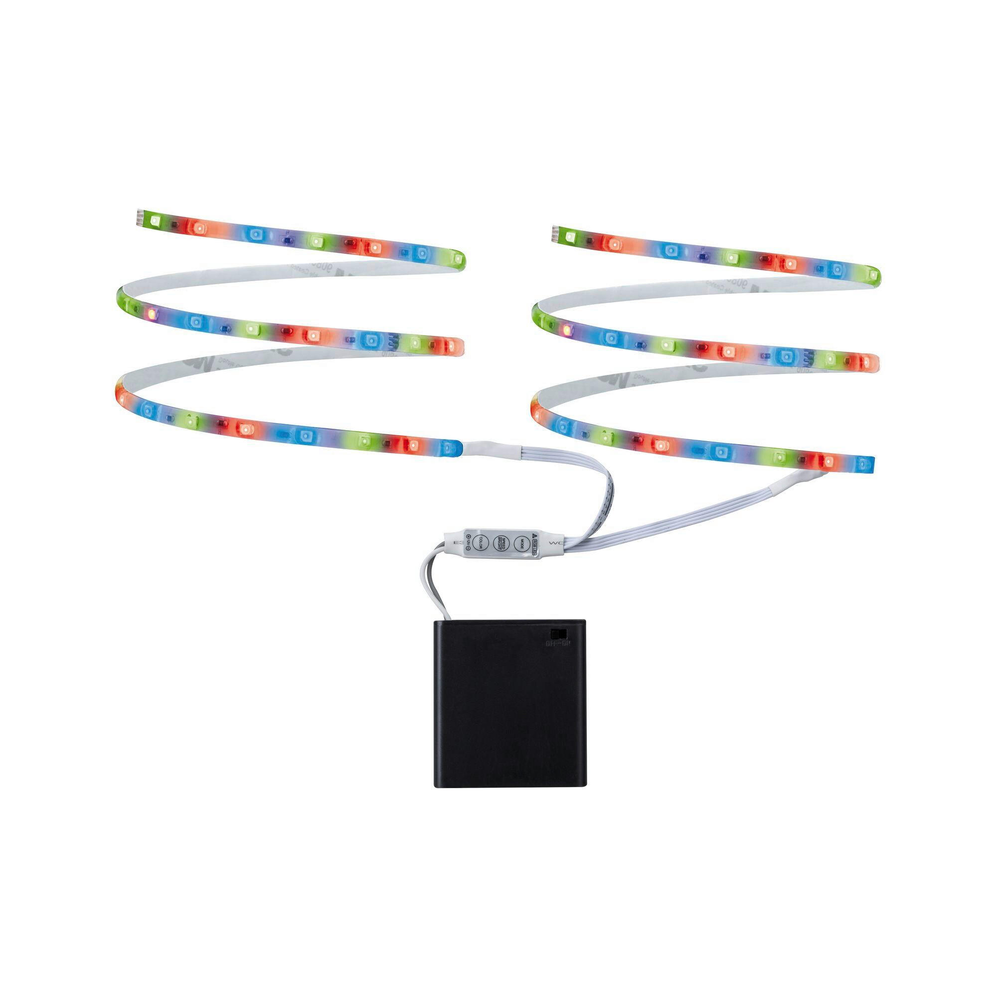LED-STRIP Function Mobil Strip 2x 80,0 cm   - Weiß, Basics, Kunststoff/Metall (2x 80,0cm) - Paulmann