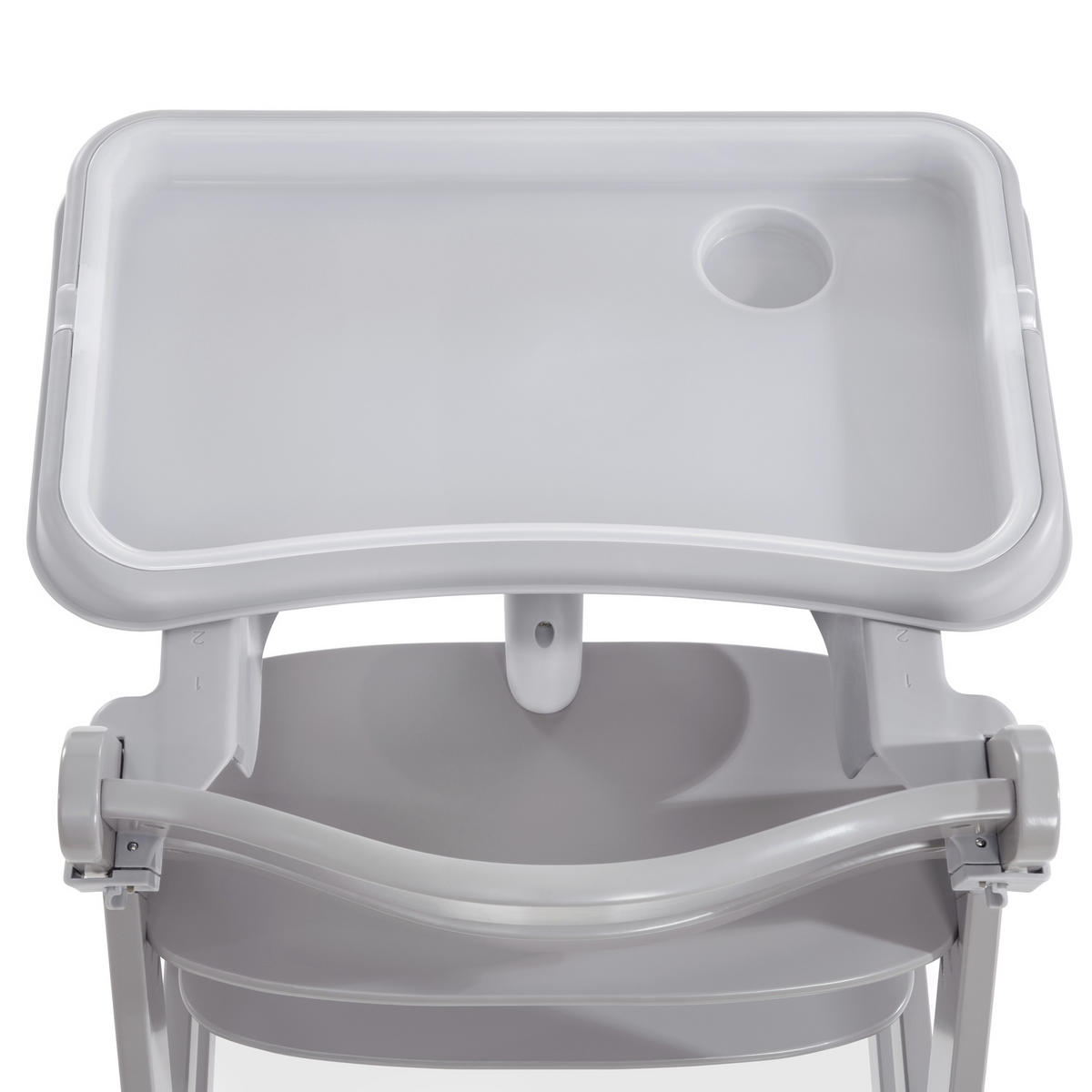 ESS- UND SPIELBRETT Alpha Tray  - Grau, Trend, Kunststoff (46/56,5/22,5cm) - Hauck