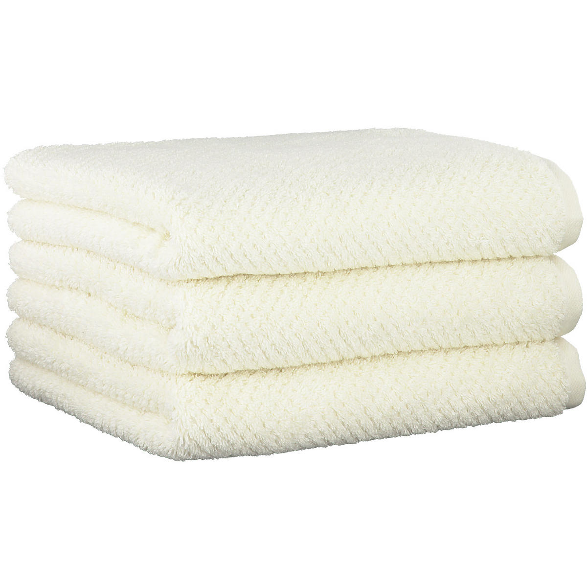 HANDTUCH Pure Uni Naturfarben, Beige  - Beige/Naturfarben, Basics, Textil (50/100cm) - Cawoe