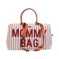 WICKELTASCHE Mommy Bag Terracotta Nude Streifen  - Beige/Terracotta, KONVENTIONELL, Kunststoff/Textil (55/30/40cm) - Childhome