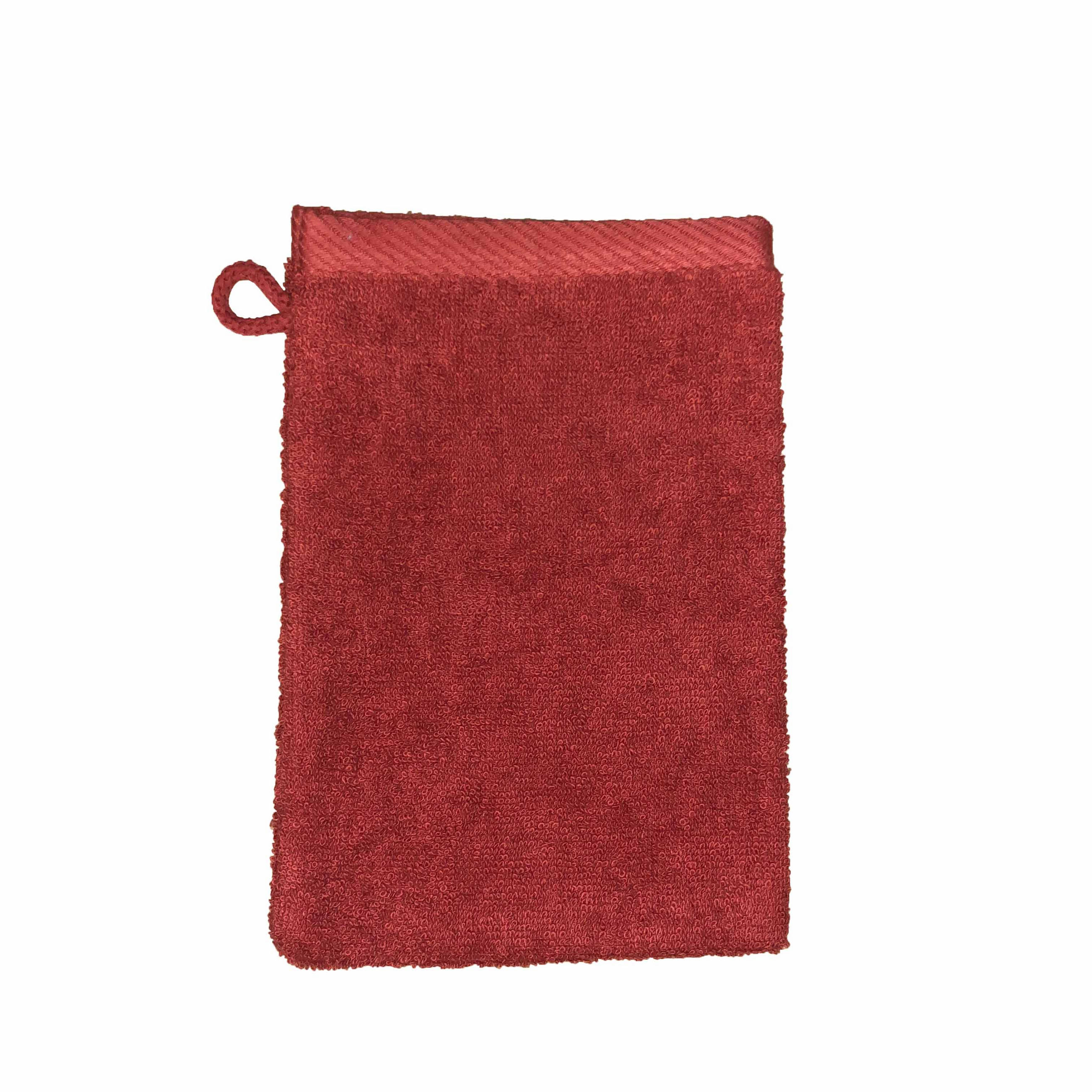 Waschlappern 4er-Set Quattro - Terracotta, Basics, Textil (16/22cm) - Esposa