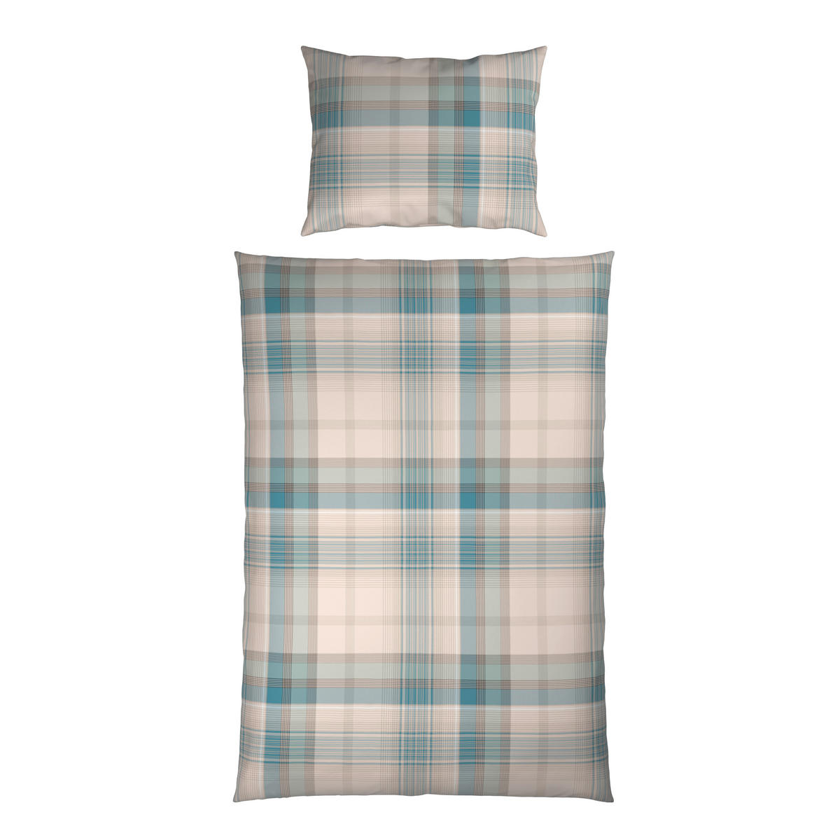 BETTWÄSCHE Mavie Satin 140/200 cm  - Blau, KONVENTIONELL, Textil (140/200cm) - Esposa