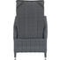 VRTNI STOL pletivo iz umetne mase, polietilen (PE) aluminij siva - naravna/temno siva, Design, kovina/umetna masa (61/106/65cm) - Ambia Garden VRTNI STOL pletivo iz umetne mase, polietilen (PE) aluminij siva - naravna/temno siva, Design, kovina/umetna masa (61/106/65cm) - Ambia Garden