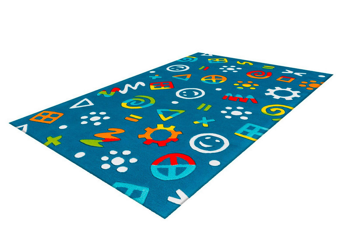 KINDERTEPPICH 110/160 cm  - Blau, Design, Textil (110/160cm) - Novel