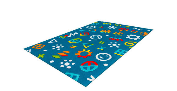KINDERTEPPICH 110/160 cm  - Blau, Design, Textil (110/160cm) - Novel