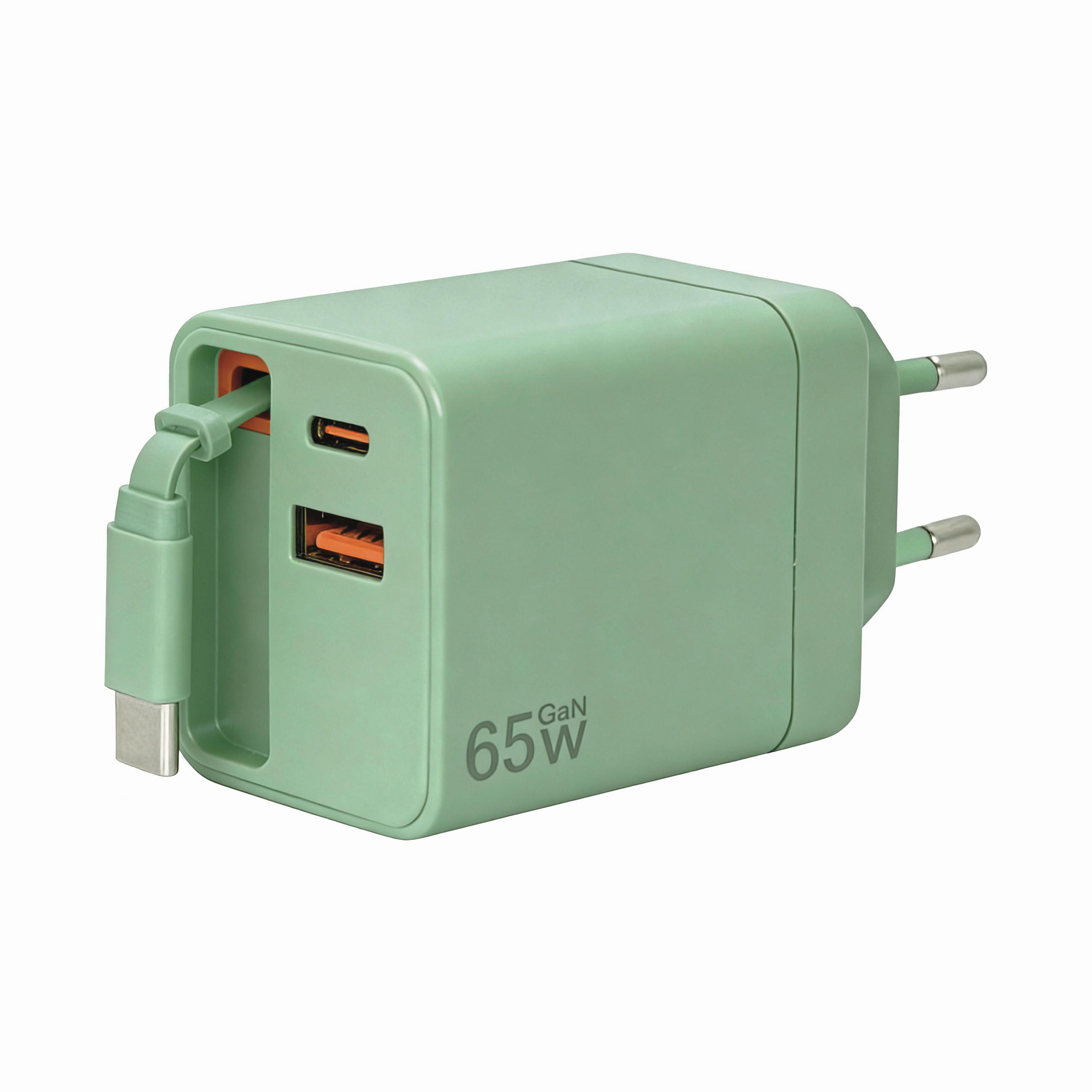 LADEADAPTER - Mintgrün, Basics, Kunststoff/Metall (10/4/4,5cm) - Mican