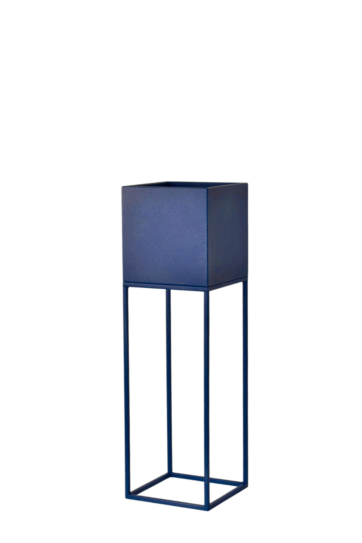 BLUMENSTÄNDER in Metall  - Dunkelblau, Basics, Metall (19/67/19cm)