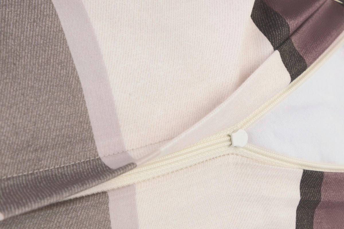 WENDEBETTWÄSCHE Makosatin 200/200 cm  - Braun, Design, Textil (200/200cm) - Joop!
