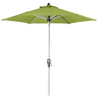 SONNENSCHIRM 210 cm Hellgrün  - Silberfarben/Hellgrün, Basics, Textil/Metall (210/210cm) - Doppler