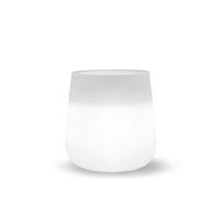 LED-AUßENLEUCHTE Camelia 33.5/39/33.5 cm   - Weiß, Basics, Kunststoff (33.5/39/33.5cm) - Newgarden