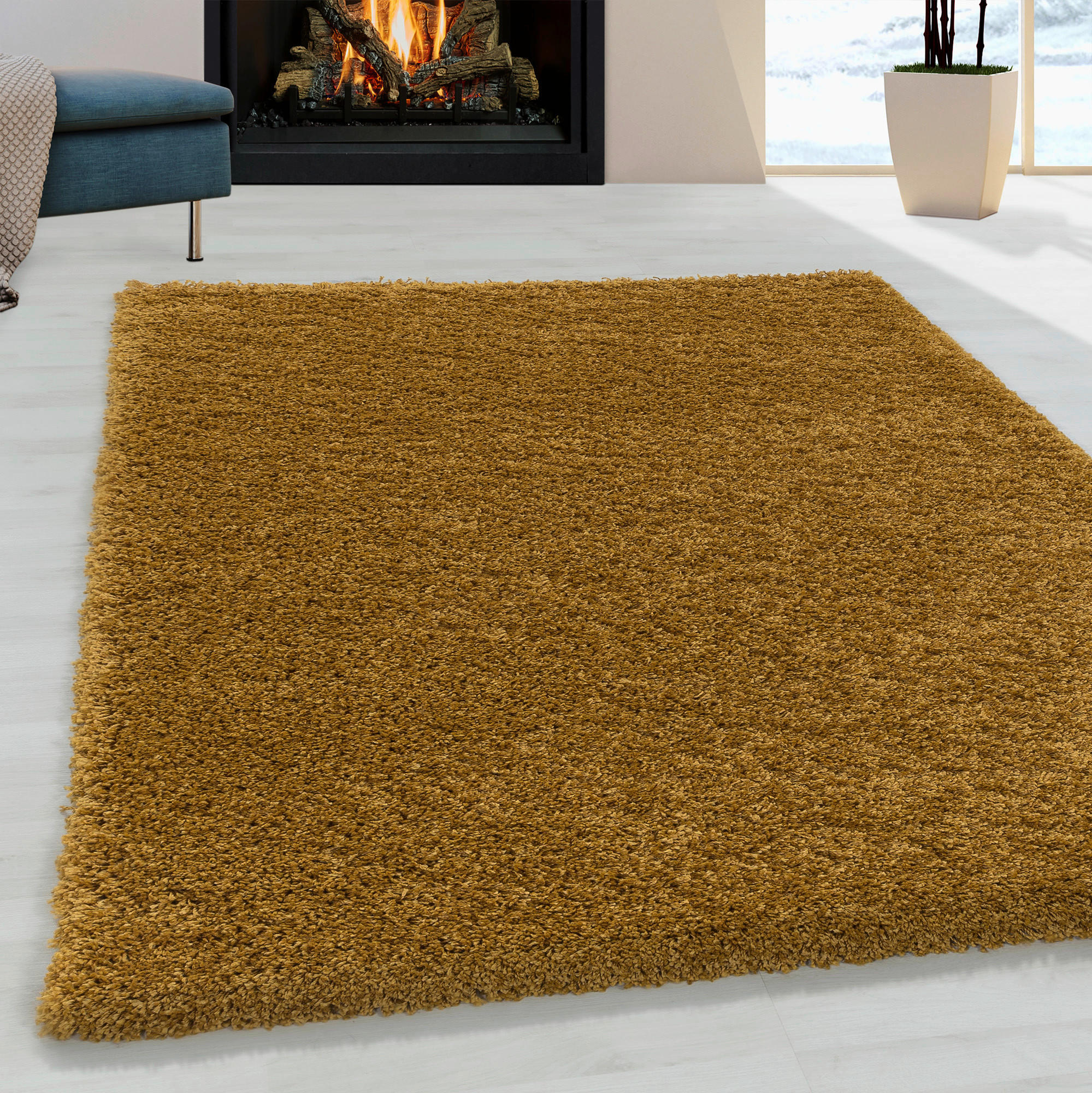 LÄUFER 80/250 cm Sydney 3000 gold Goldfarben  - Goldfarben, Basics, Textil (80/250cm)
